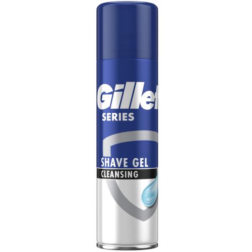 Gillette Series Cleansing Shaving Gel Ξυρίσματος με Άνθρακα για Ενυδάτωση & Προστασία από τους Ερεθισμούς 200ml